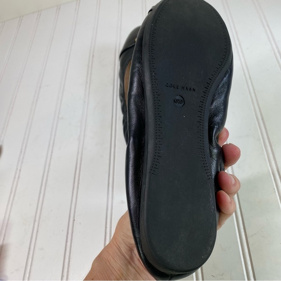 Cole Haan Elsie  black leather ballet flats - Picture 8 of 10